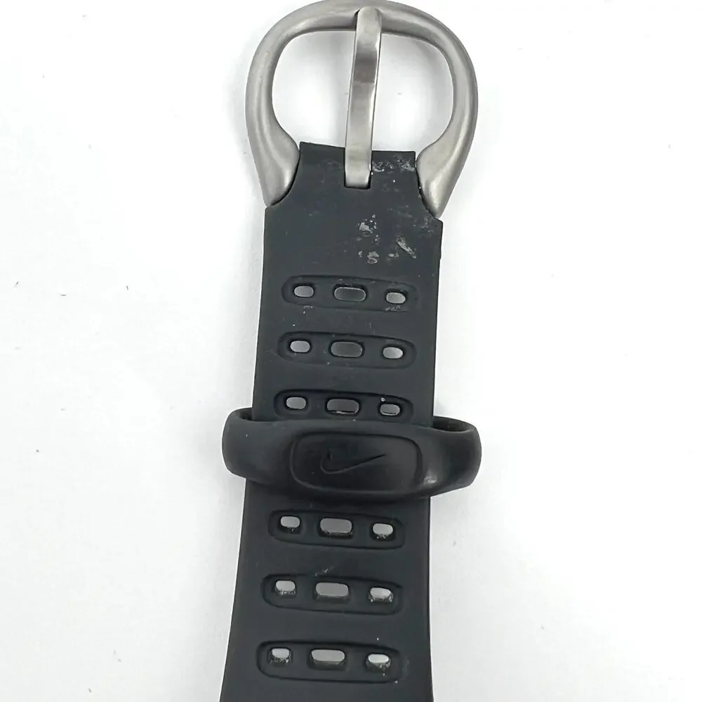 Nike Black Gray Triax CV10 SM0020 Wrist Watch Works